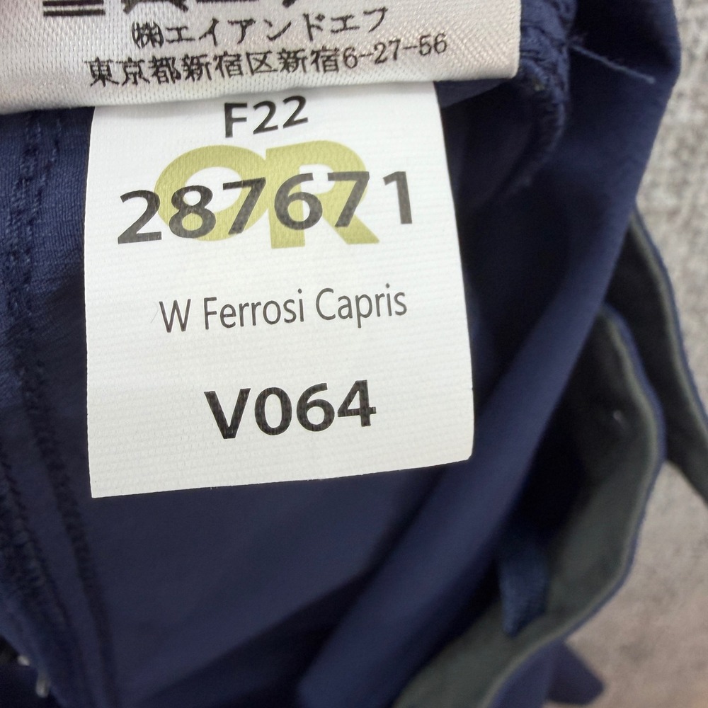 Outdoor Research Ferrosi Capris Women Size 6 Naval Blue Hiking UPF‎ 50+ Active - Picture 9 of 12